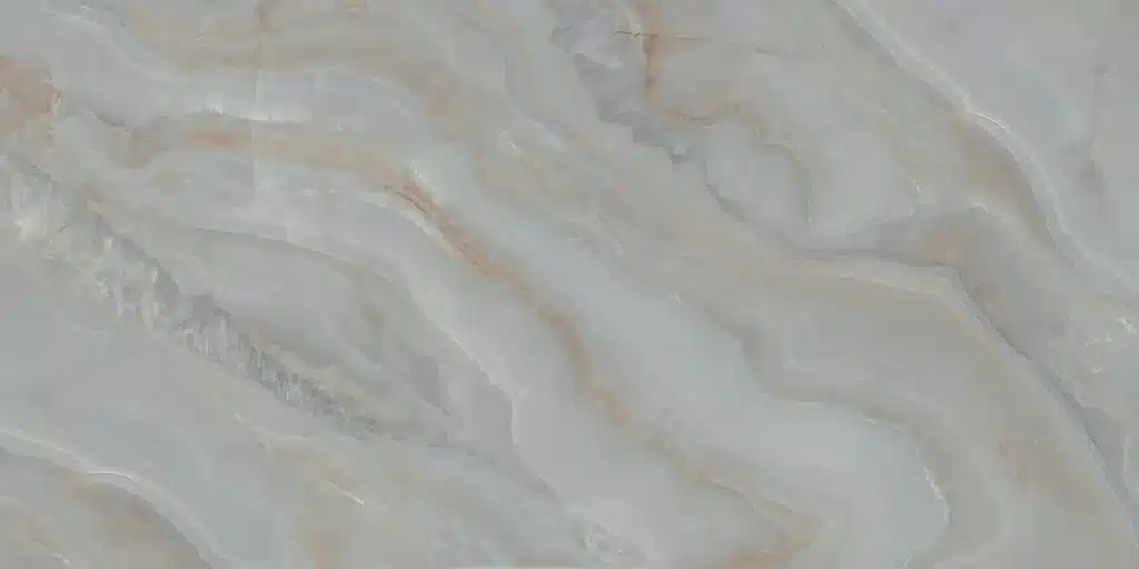 Onice Grigio Laminam ceramic. Soft grey tones, elegant and durable surface, low maintenance, custom solutions by Marmi Futerno.