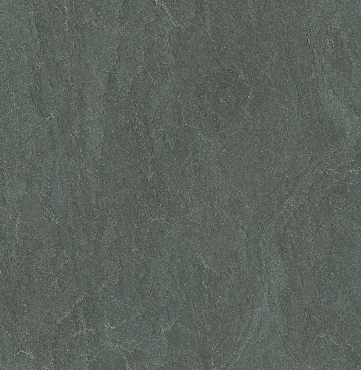 Laminam Amazzonia ceramic surface in deep rainforest green with subtle textured slate look, natural stone vein pattern and calm, rich tone finish