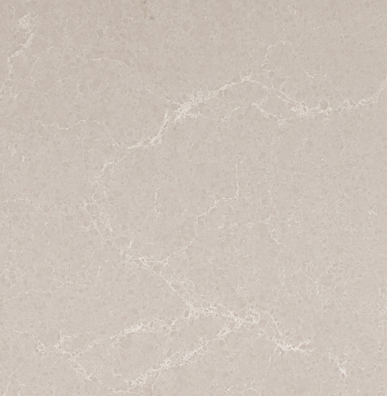 Close-up Caesarstone 5110 Alpine Mist quartz kitchen countertop