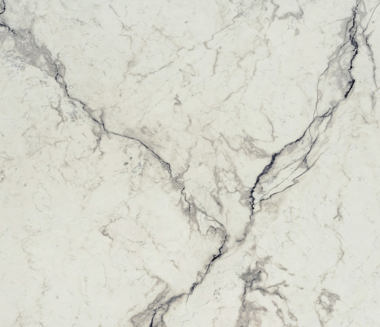 Eclos Wondr: Close-up of white marble countertop with subtle grey veining