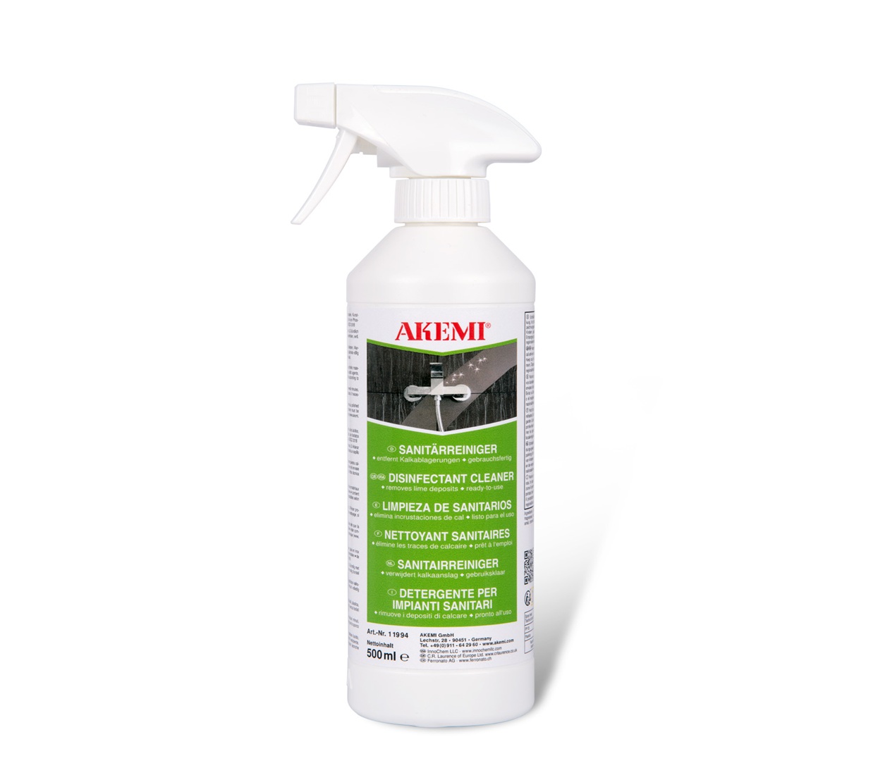 AKEMI Sanitary Cleaner | Limescale and Soap Remover